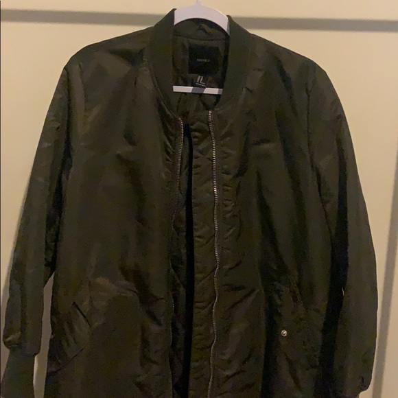 Long bomber jacket - Picture 2 of 4